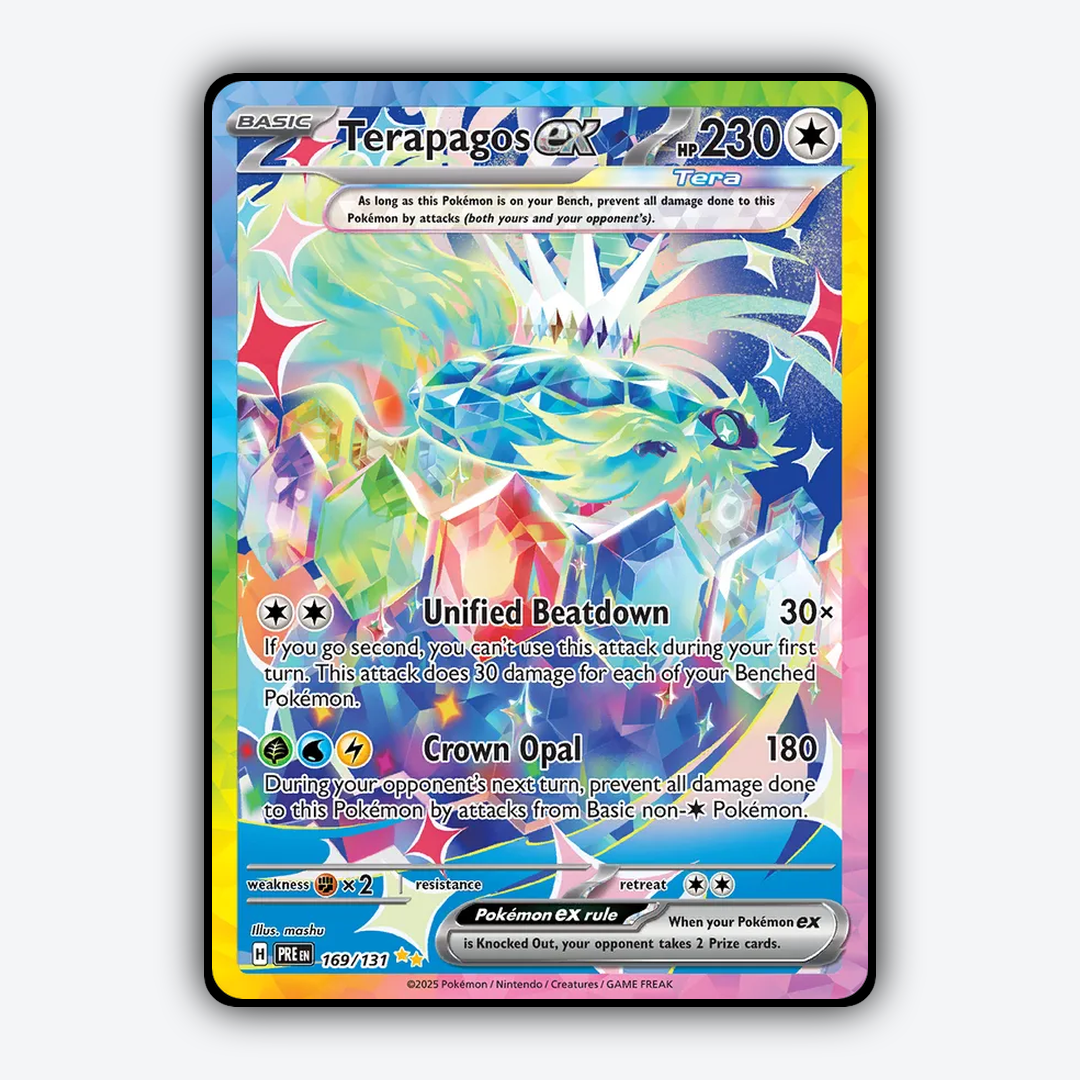 Terapagos ex #169 - Prismatic Evolutions Set - Card Rug