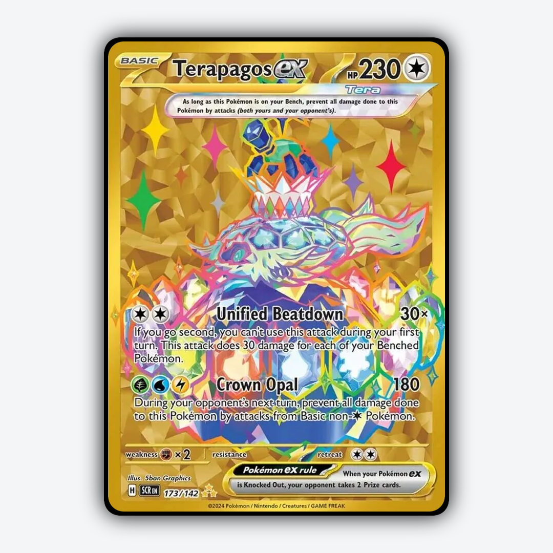 Terapagos ex 173/142 - Stellar Crown Set - Card Rug