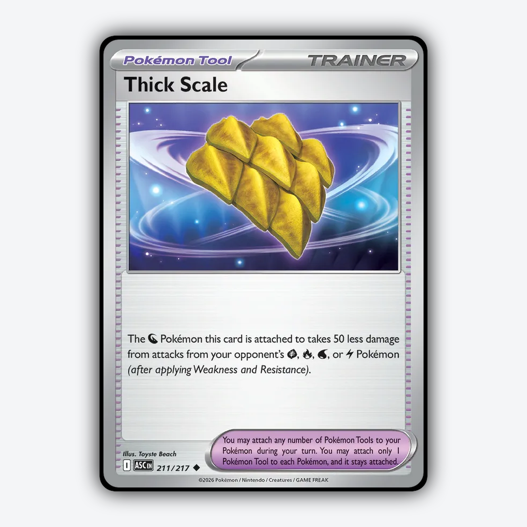 Thick Scale 211/217 - Ascended Heroes Set - Card Rug