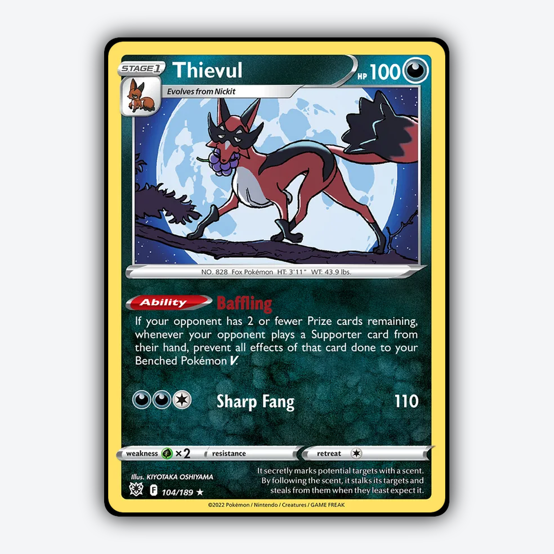 Thievul 104/189 - Astral Radiance Set - Card Rug