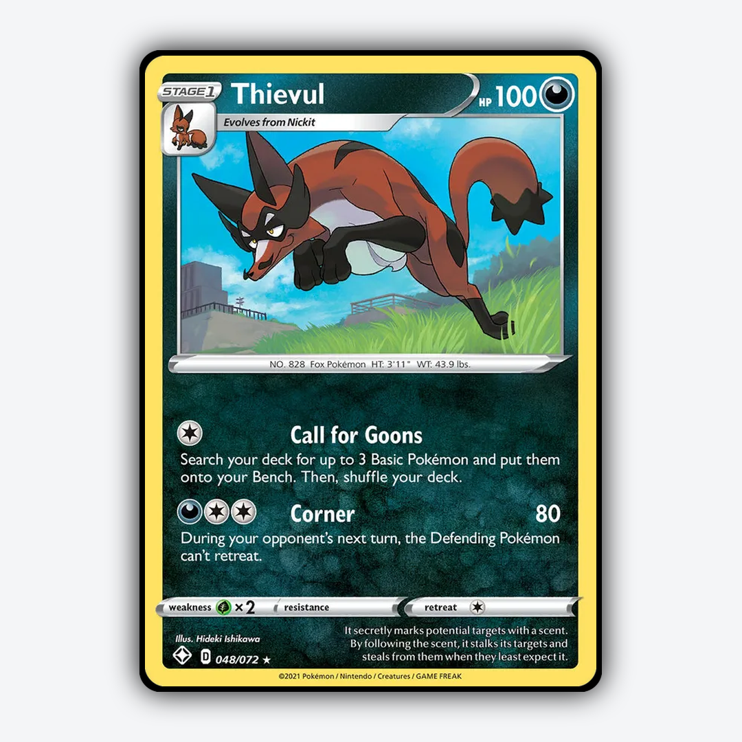 Thievul 048/72 - Shining Fates Set - Card Rug