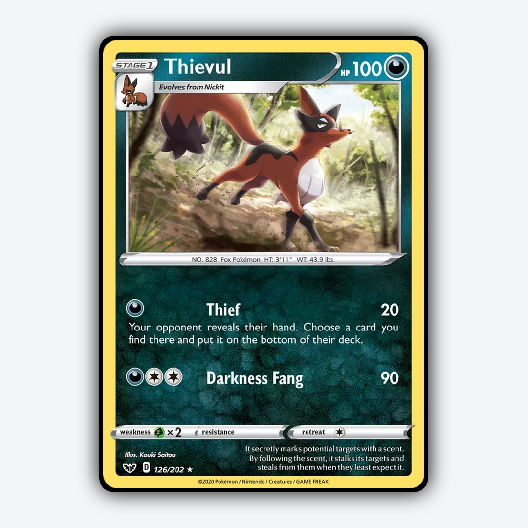 Thievul 126/202 - Sword & Shield Set - Card Rug