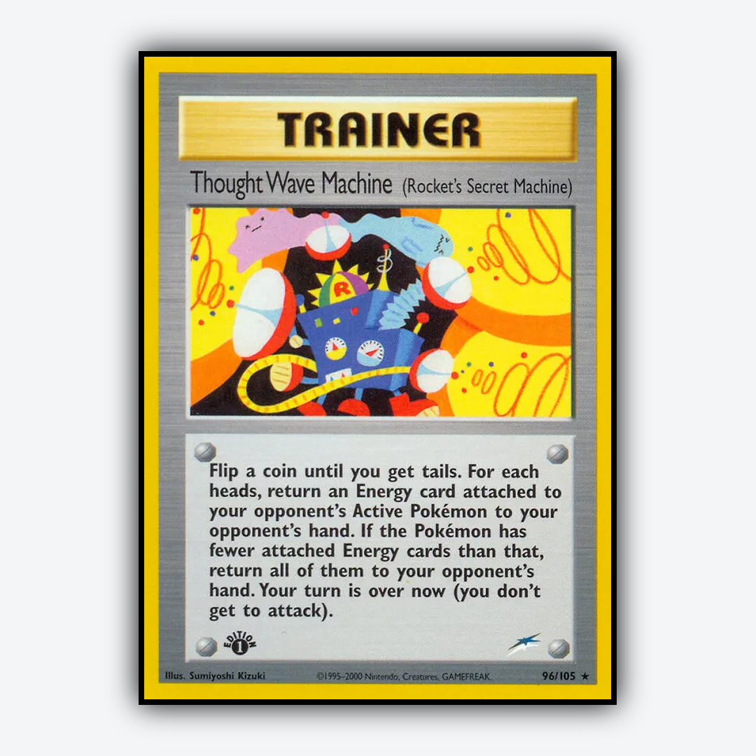 Thought Wave Machine 096/105 - Neo Destiny Set - Card Rug