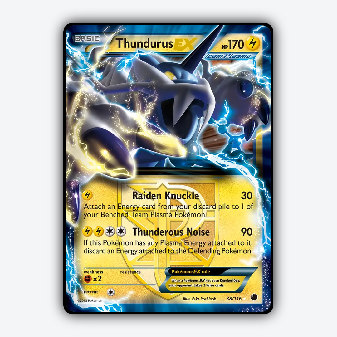 Thundurus-EX 038/116 - Plasma Freeze Set - Card Rug