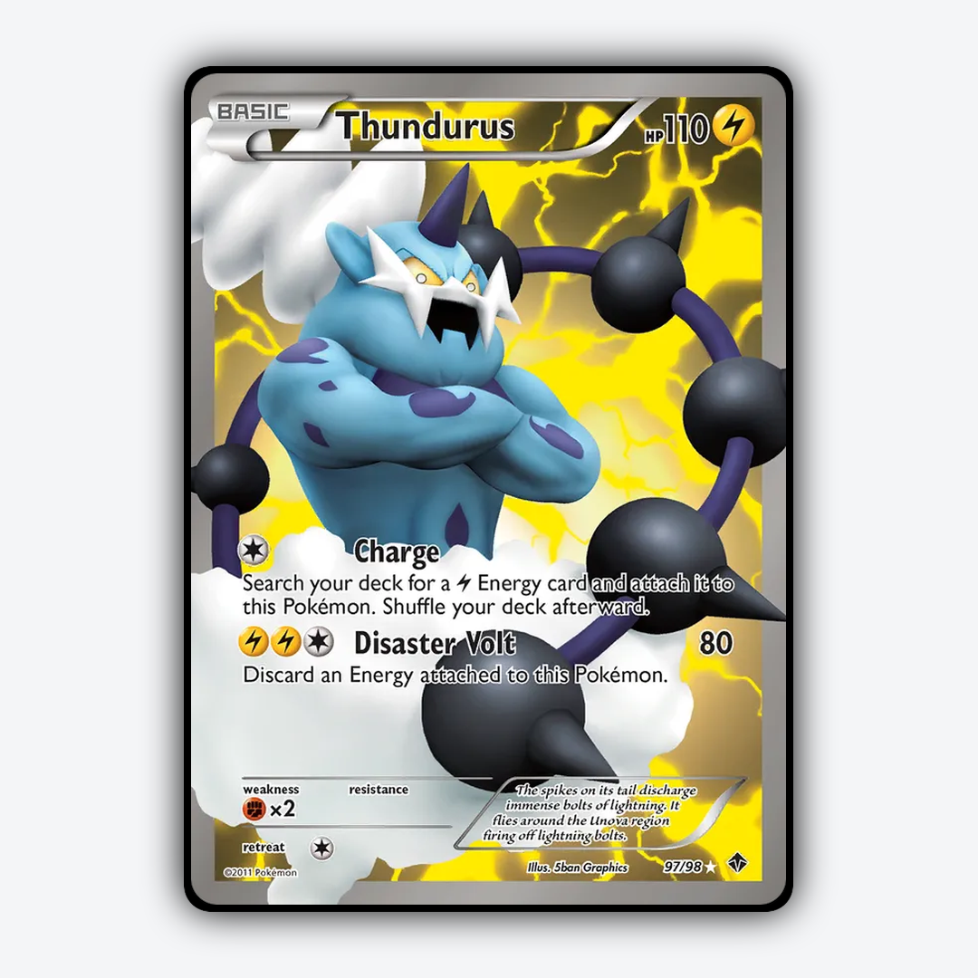 Thundurus 097/98 - Emerging Powers Set - Card Rug
