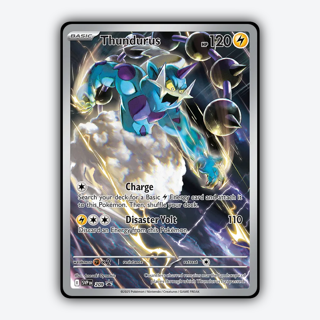 Thundurus #209 - Scarlet & Violet Black Star Promos Set - Card Rug
