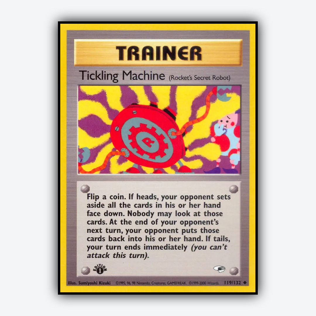 Tickling Machine 119/132 - Gym Heroes Set - Card Rug
