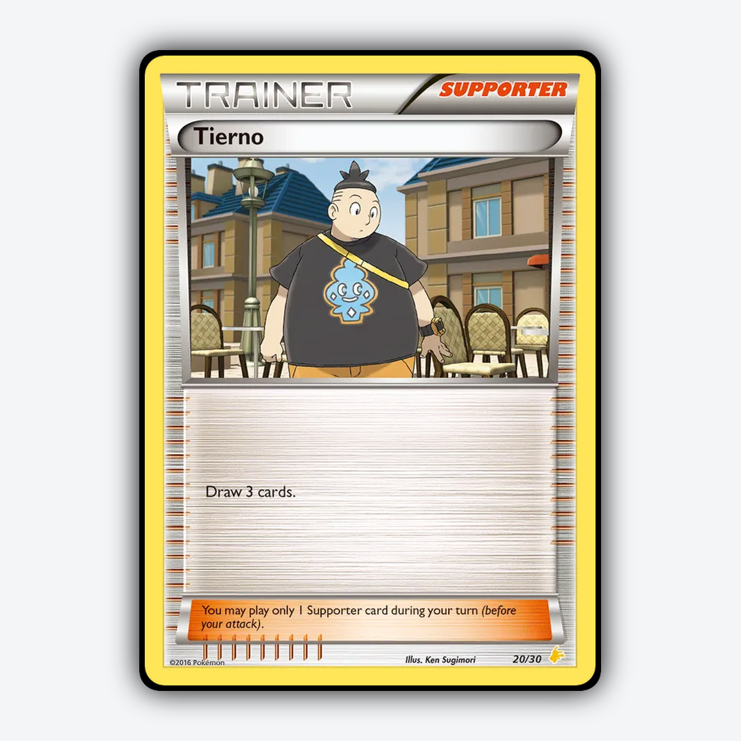 Tierno 020/30 - XY Trainer Kit Pikachu Libre Set - Card Rug