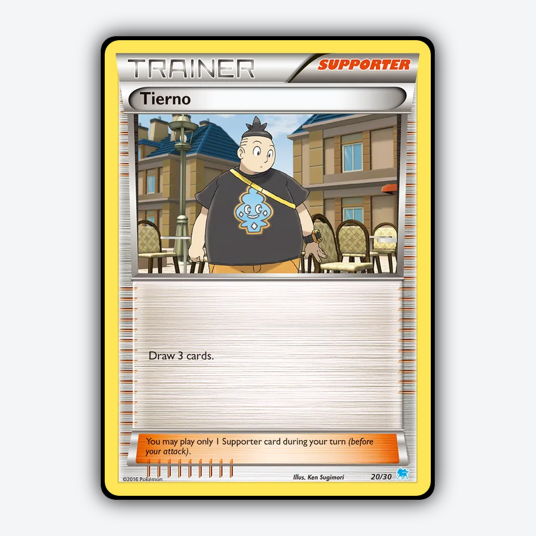 Tierno 020/30 - XY Trainer Kit Suicune Set - Card Rug