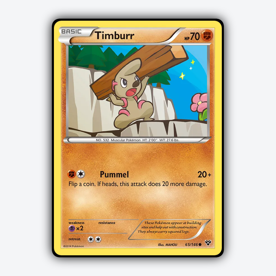 Timburr 065/146 - XY Set - Card Rug