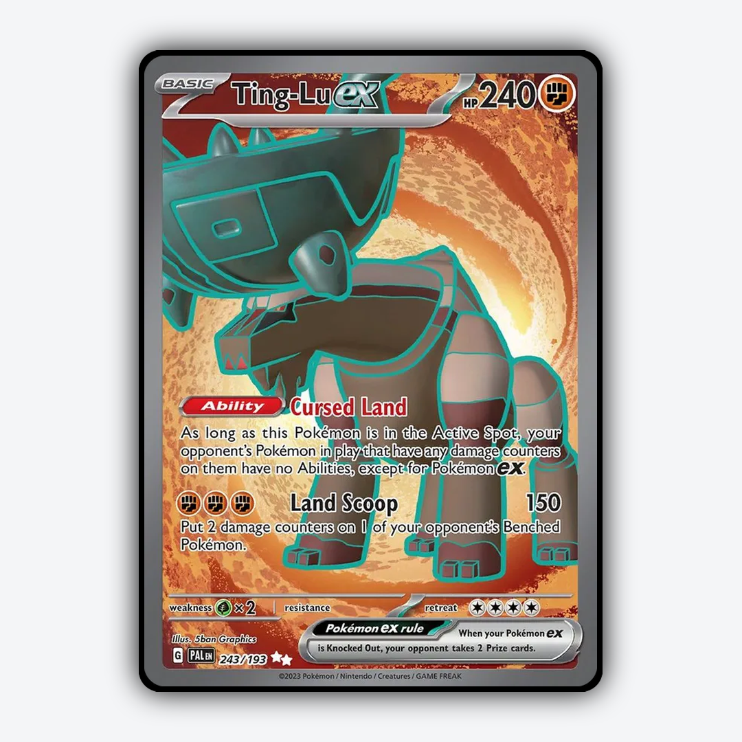 Ting-Lu ex 243/193 - Paldea Evolved Set - Card Rug
