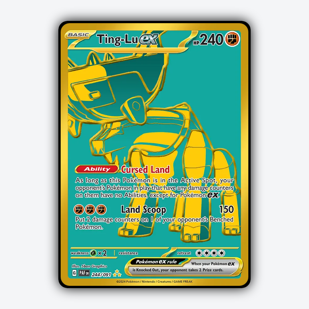 Ting-Lu ex #244 - Paldean Fates Set - Card Rug