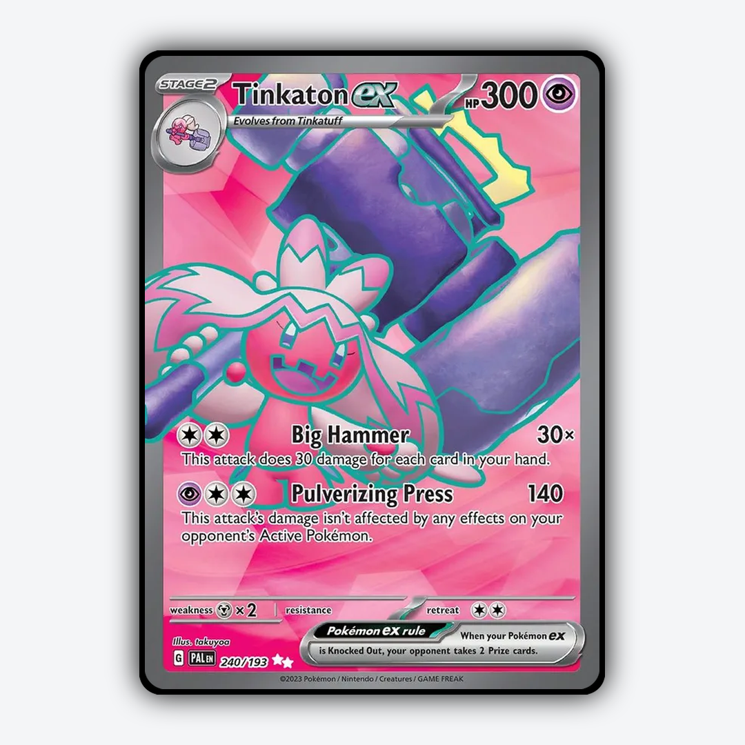 Tinkaton ex 240/193 - Paldea Evolved Set - Card Rug