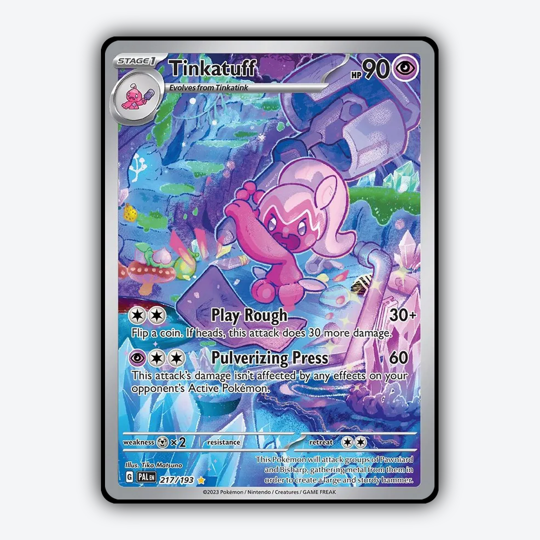 Tinkatuff 217/193 - Paldea Evolved Set - Card Rug