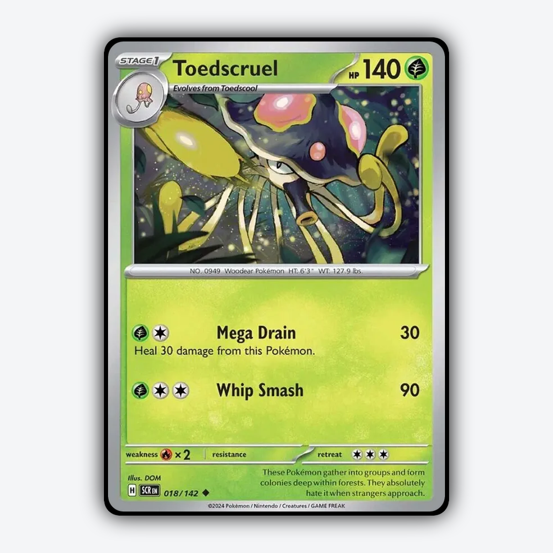 Toedscruel 018/142 - Stellar Crown Set - Card Rug