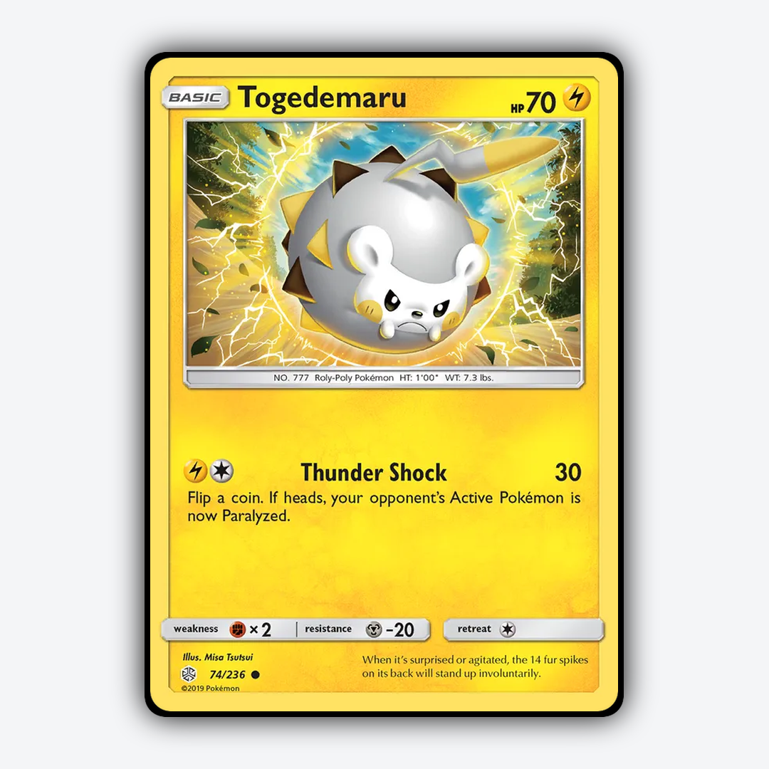 Togedemaru 074/236 - Cosmic Eclipse Set - Card Rug