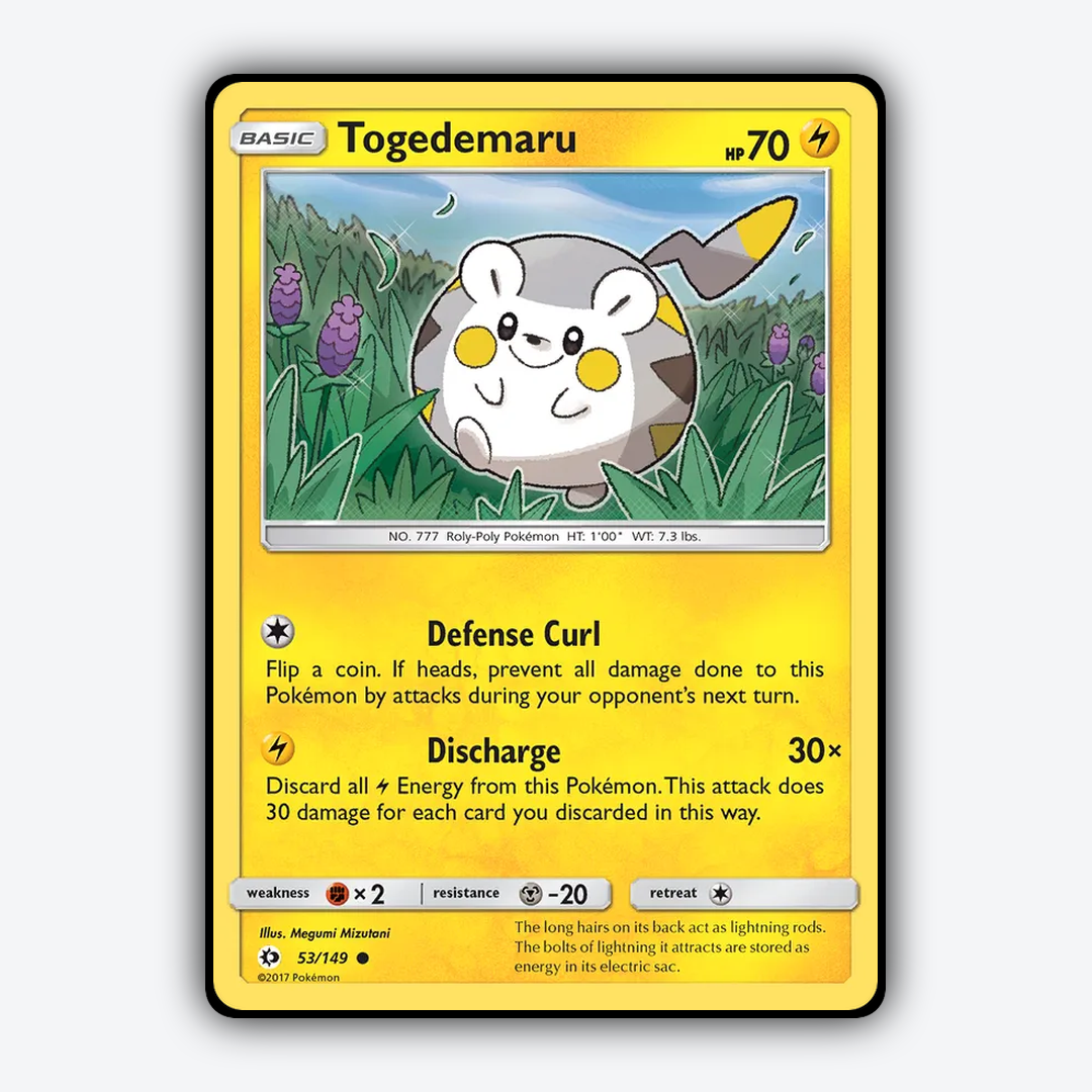 Togedemaru 053/149 - Sun & Moon Set - Card Rug