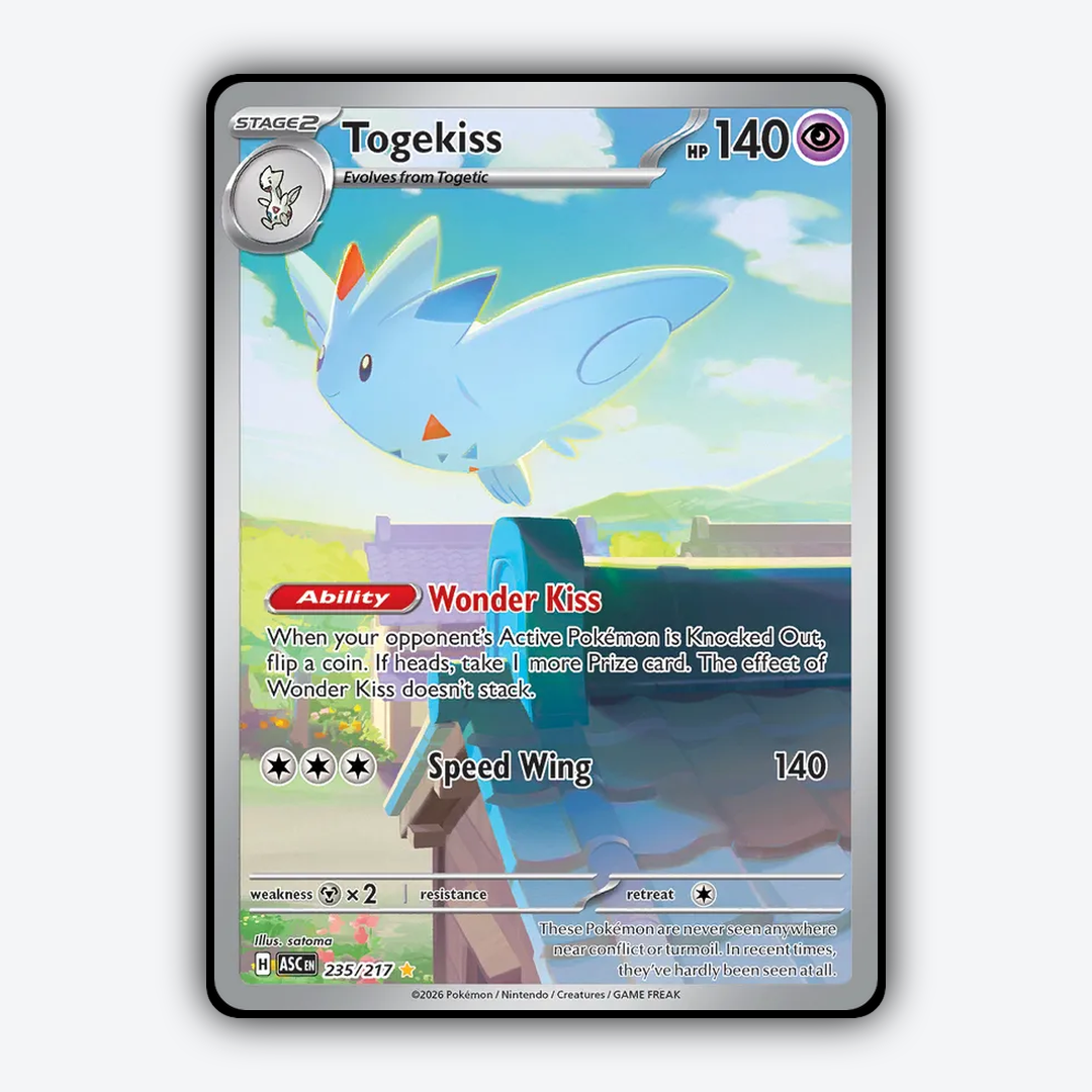 Togekiss 235/217 - Ascended Heroes Set - Card Rug