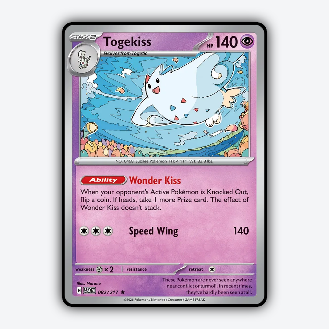 Togekiss 082/217 - Ascended Heroes Set - Card Rug