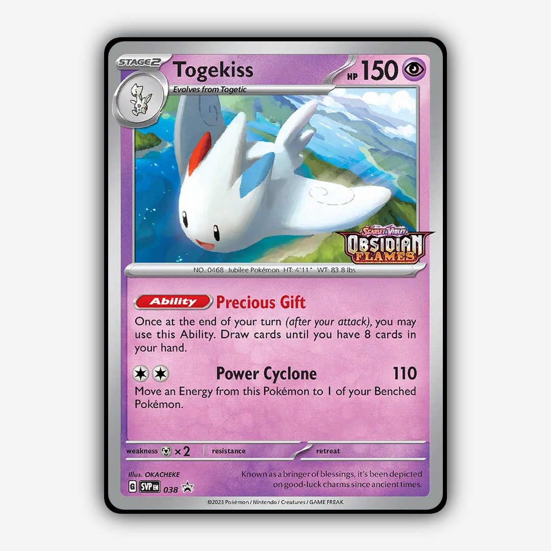 Togekiss #38 - Scarlet & Violet Black Star Promos Set - Card Rug