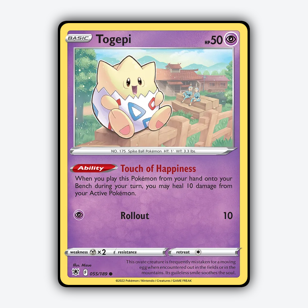 Togepi 055/189 - Astral Radiance Set - Card Rug