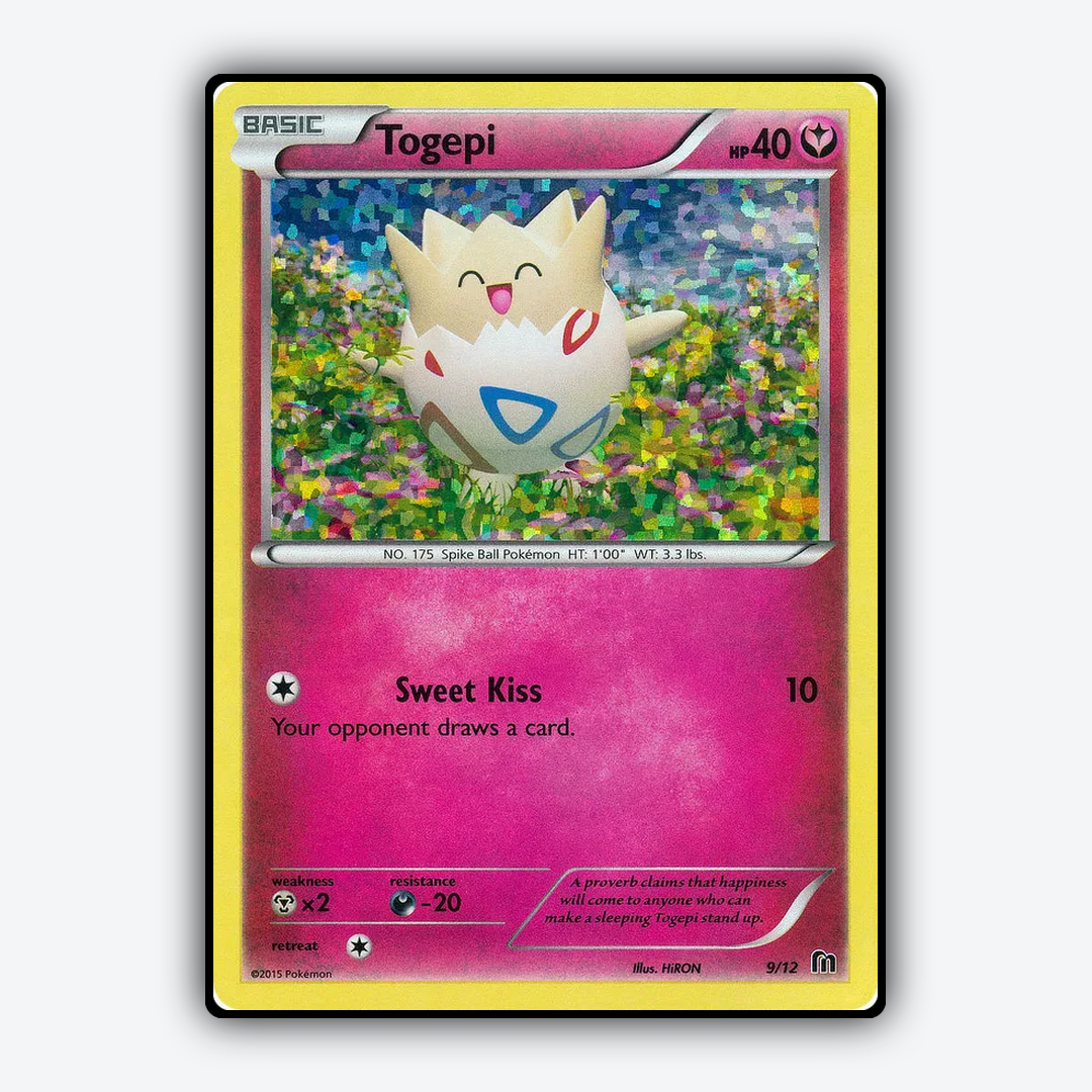 Togepi 009/12 - McDonald's Collection 2016 Set - Card Rug