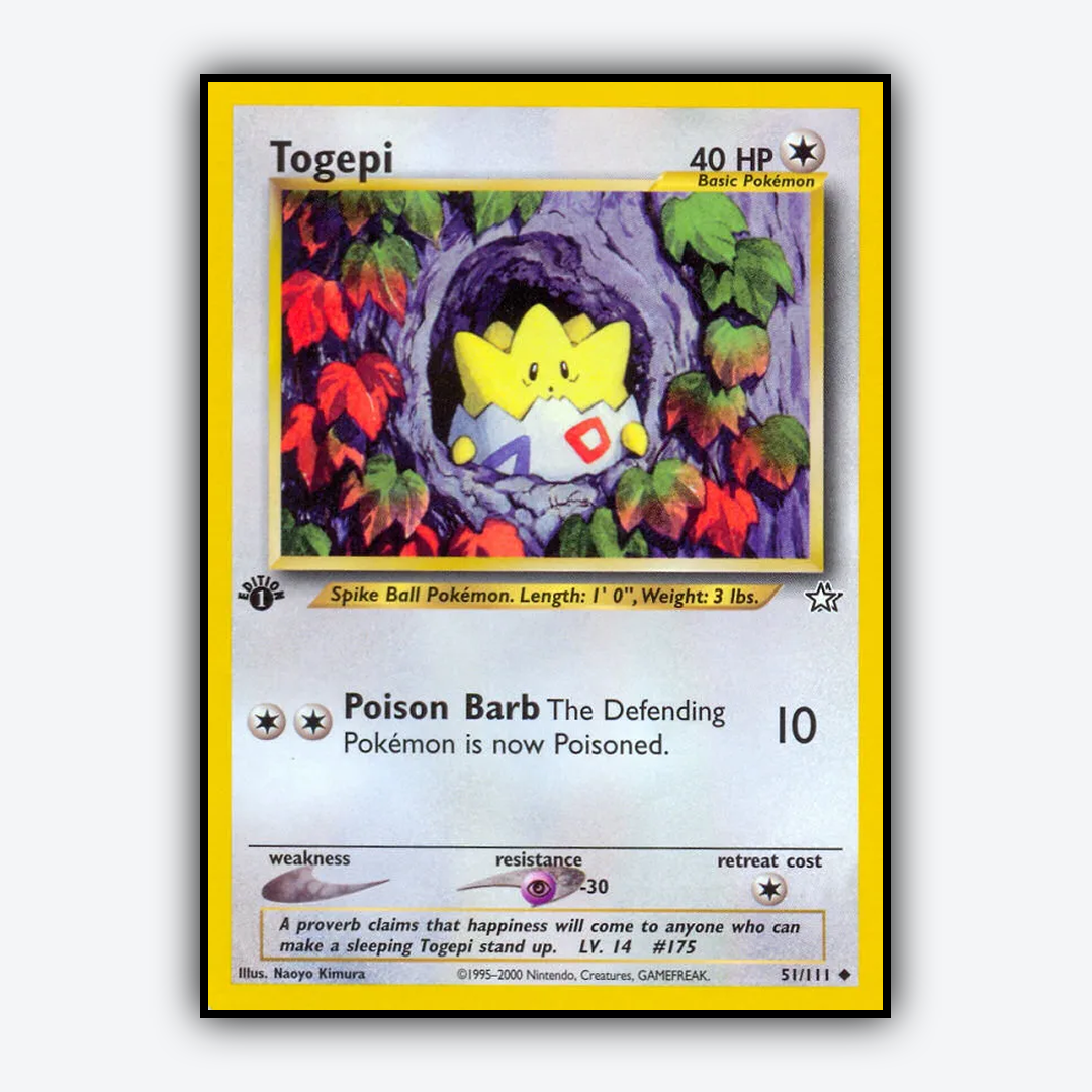 Togepi 051/111 - Neo Genesis Set - Card Rug