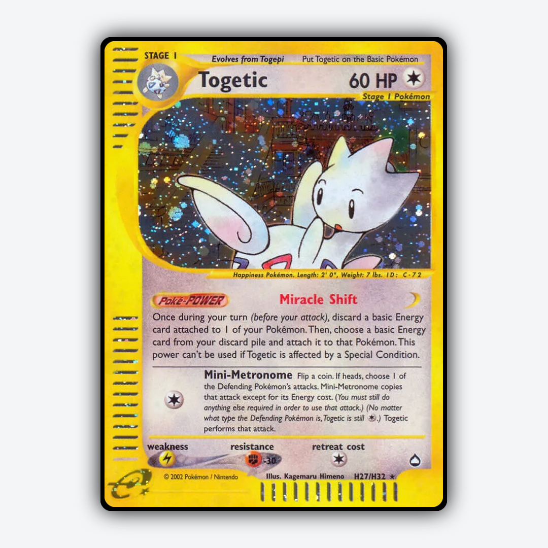 Togetic H027/147 - H027/147 Aquapolis Set - Card Rug