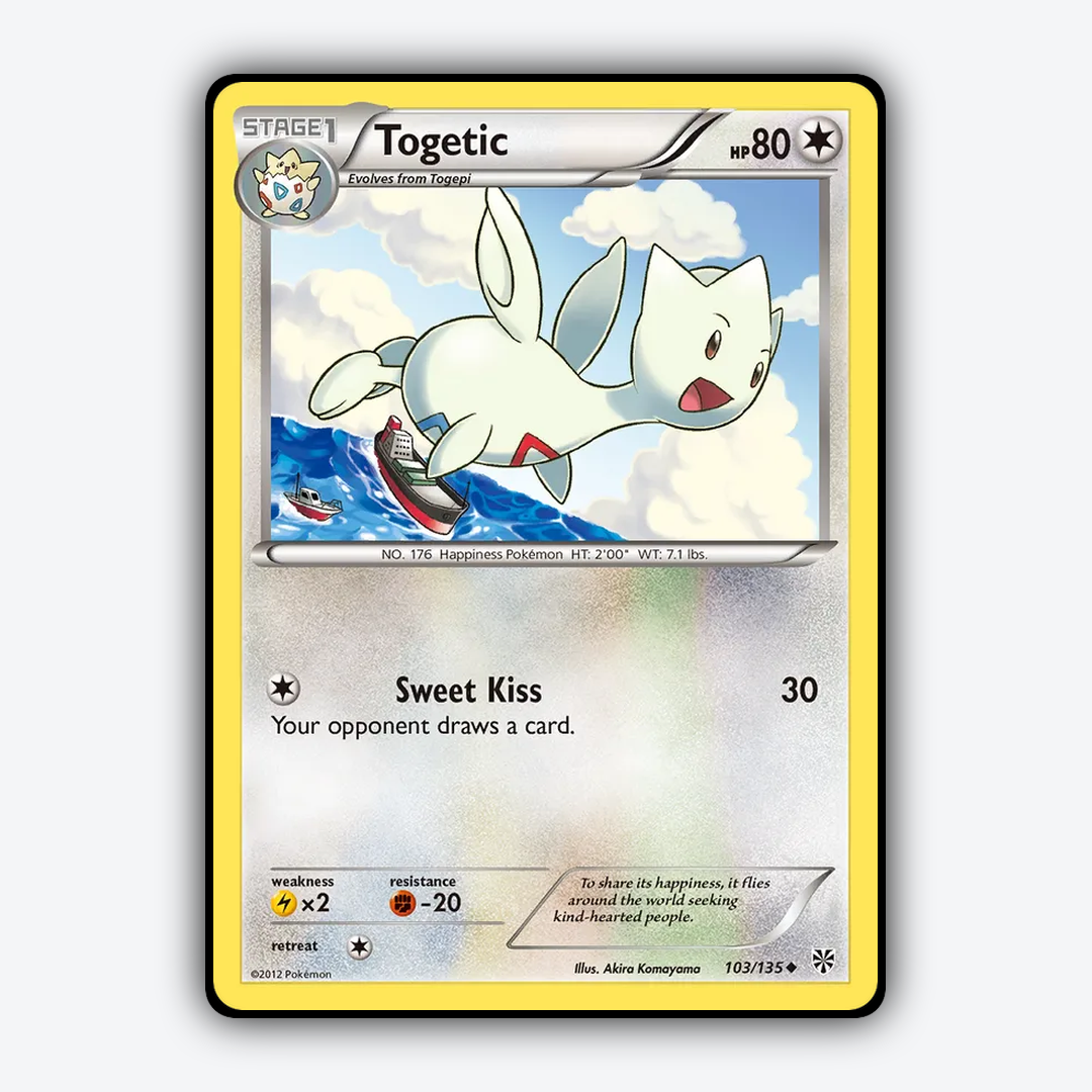 Togetic 103/135 - Plasma Storm Set - Card Rug