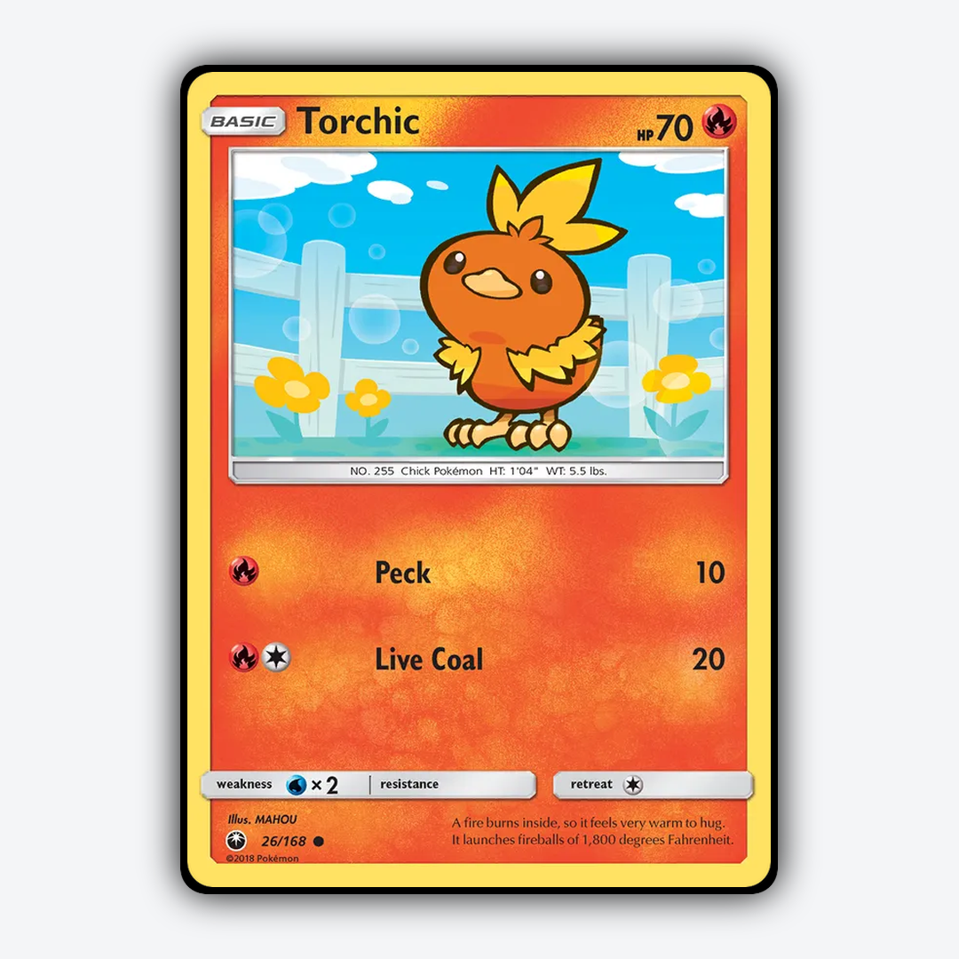 Torchic 026/168 - Celestial Storm Set - Card Rug