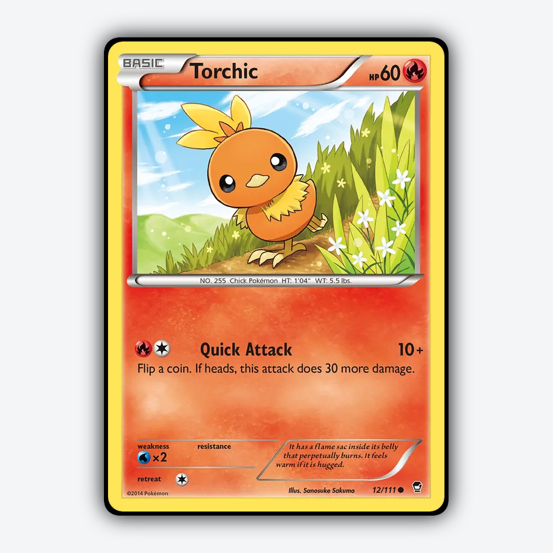 Torchic 012/111 - Furious Fists Set - Card Rug