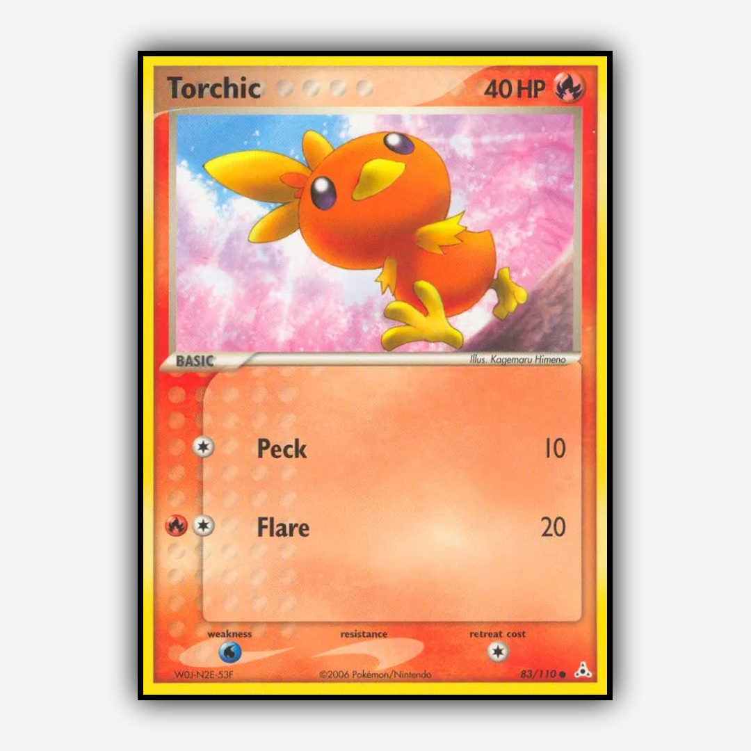 Torchic 083/110 - Holon Phantoms Set - Card Rug