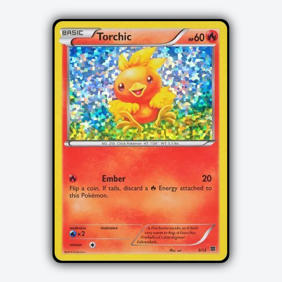 Torchic 003/12 - McDonald's Collection 2015 Set - Card Rug