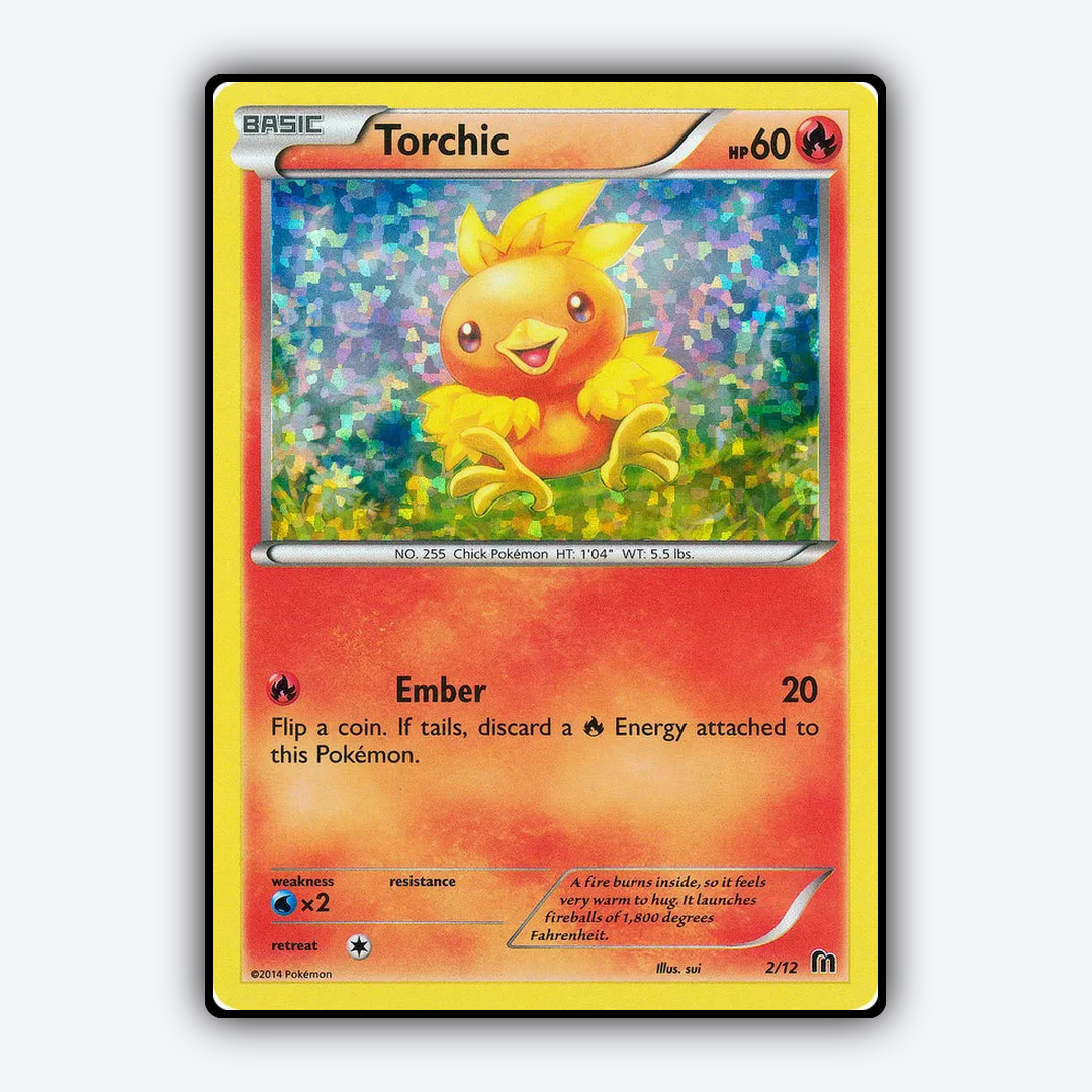 Torchic 002/12 - McDonald's Collection 2016 Set - Card Rug