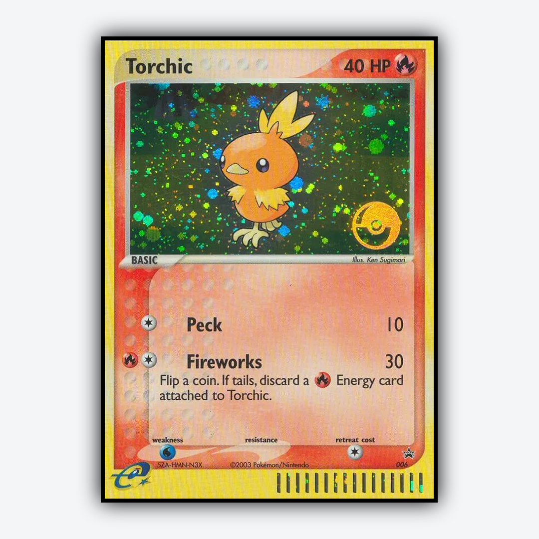 Torchic #6 - Nintendo Black Star Promos Set - Card Rug