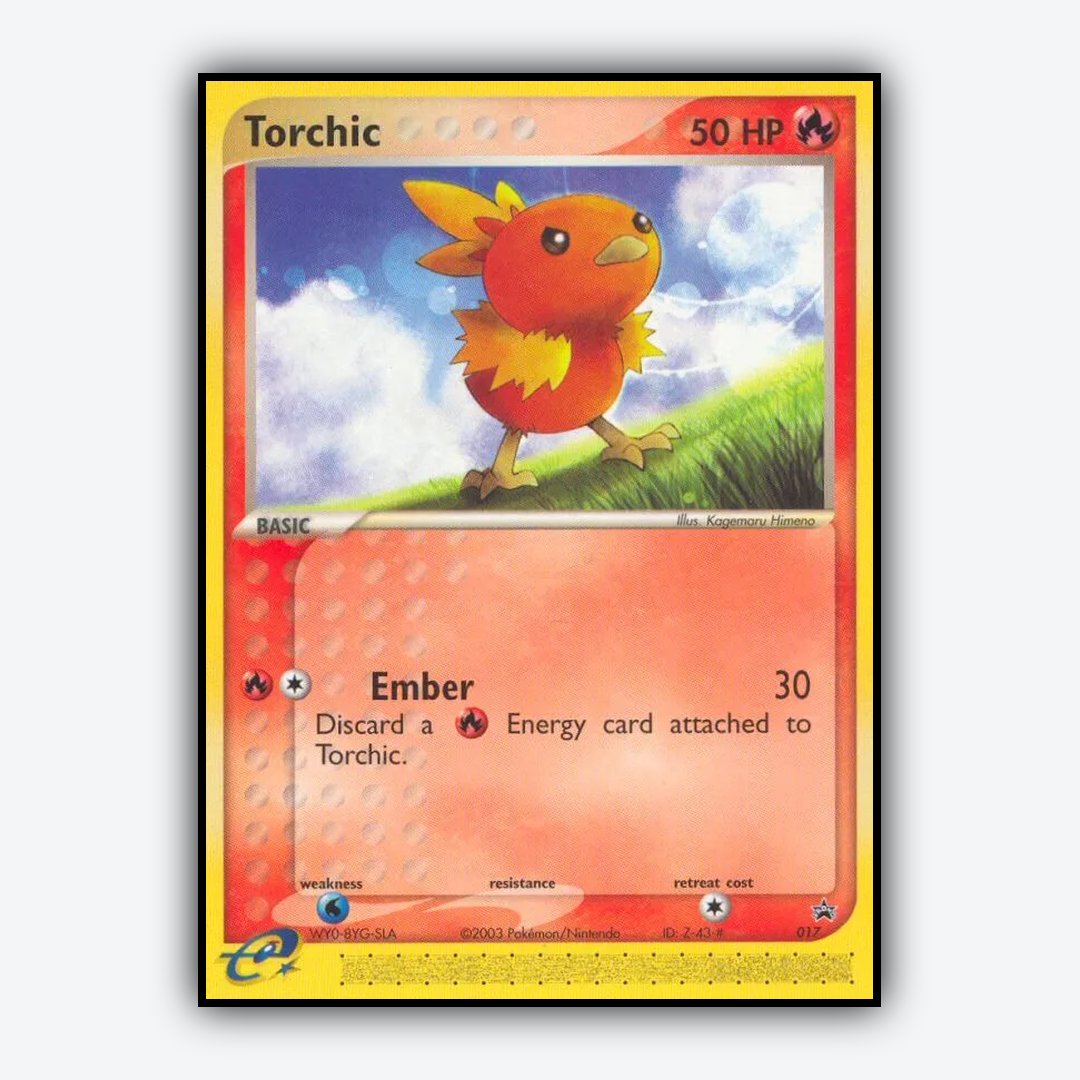 Torchic #17 - Nintendo Black Star Promos Set - Card Rug