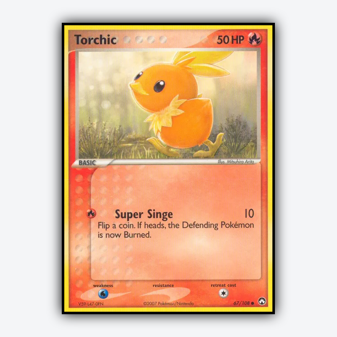 Torchic 067/108 - Power Keepers Set - Card Rug