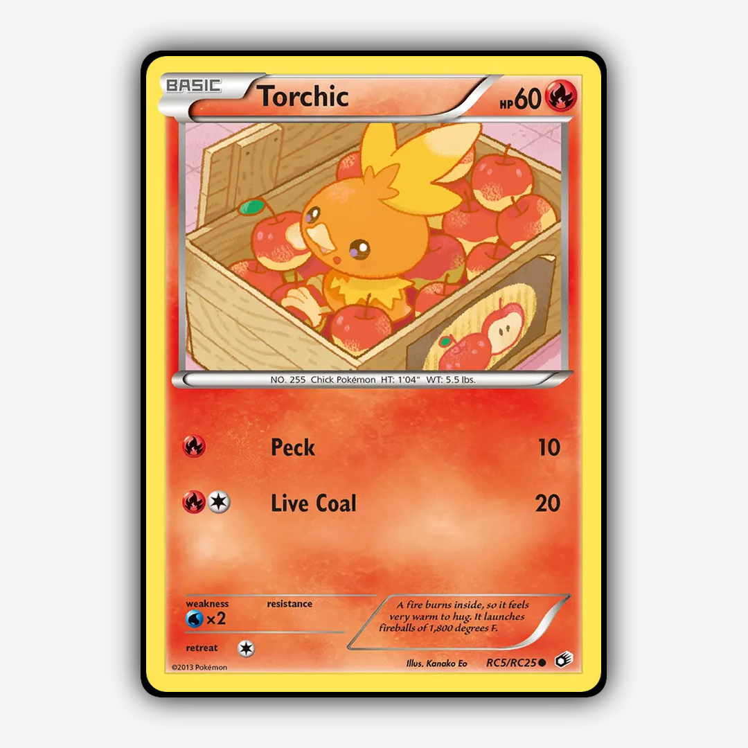 Torchic RC005/113 - RC005/113 Legendary Treasures Set - Card Rug