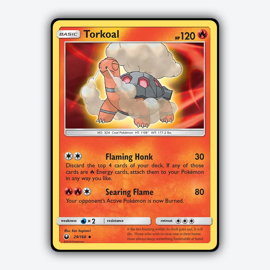 Torkoal 029/168 - Celestial Storm Set - Card Rug