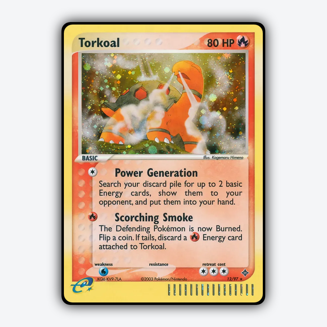 Torkoal 012/97 - Dragon Set - Card Rug