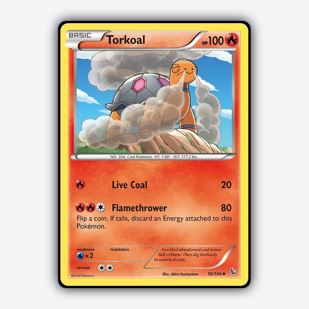 Torkoal 016/106 - Flashfire Set - Card Rug