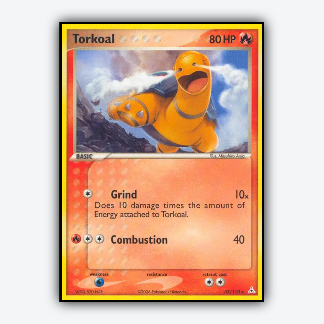 Torkoal 033/110 - Holon Phantoms Set - Card Rug