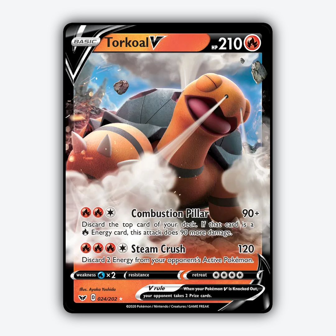 Torkoal V 024/202 - Sword & Shield Set - Card Rug