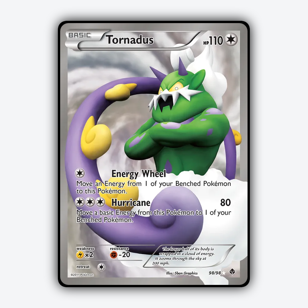 Tornadus 098/98 - Emerging Powers Set - Card Rug