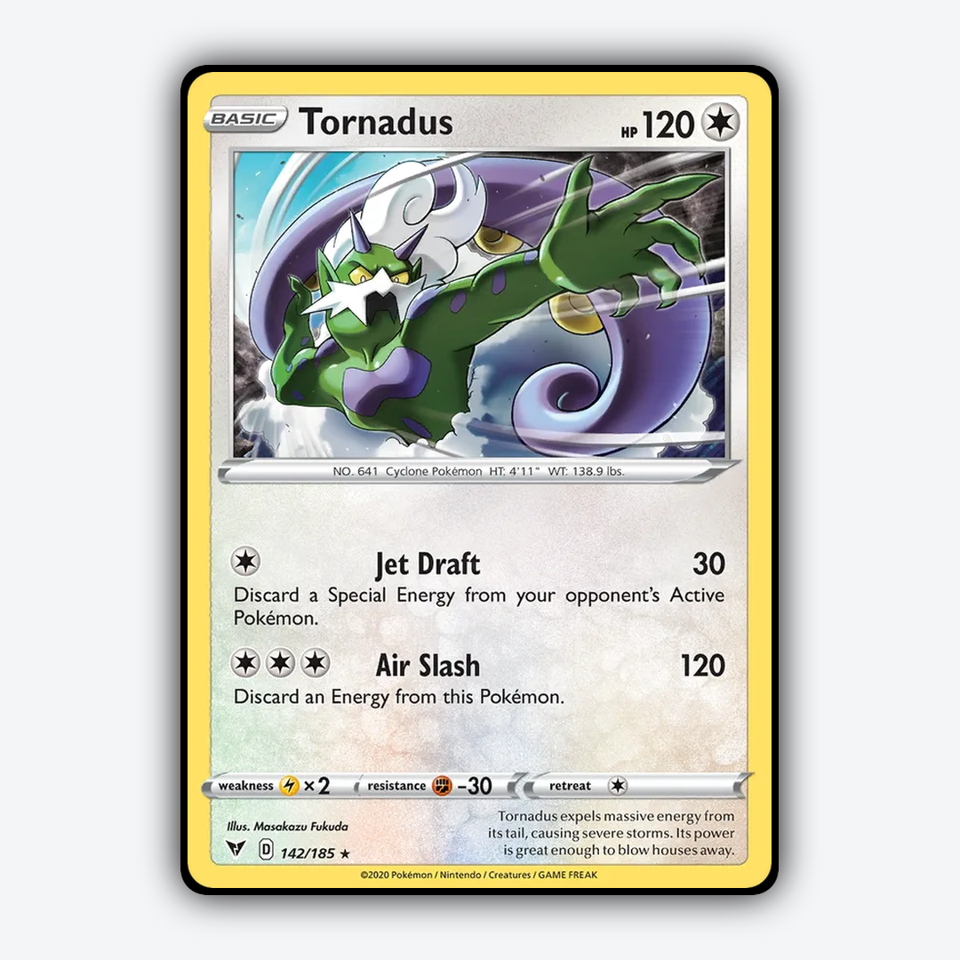 Tornadus 142/185 - Vivid Voltage Set - Card Rug
