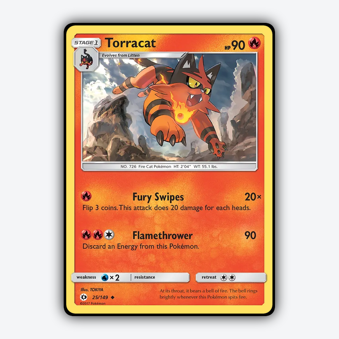 Torracat 025/149 - Sun & Moon Set - Card Rug