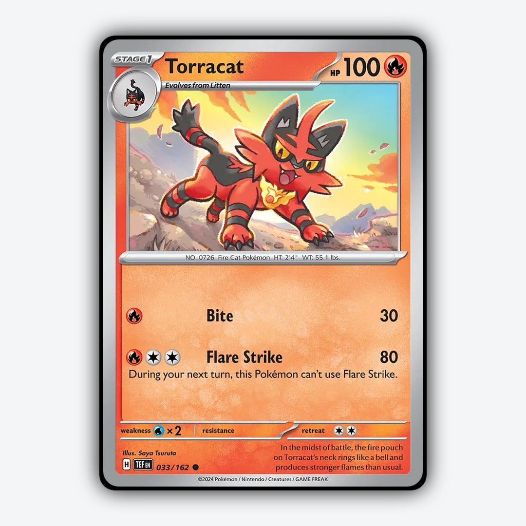 Torracat 033/162 - Temporal Forces Set - Card Rug