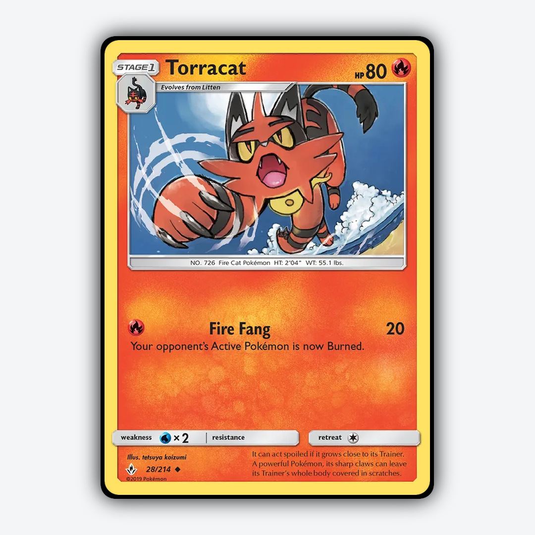 Torracat 028/214 - Unbroken Bonds Set - Card Rug