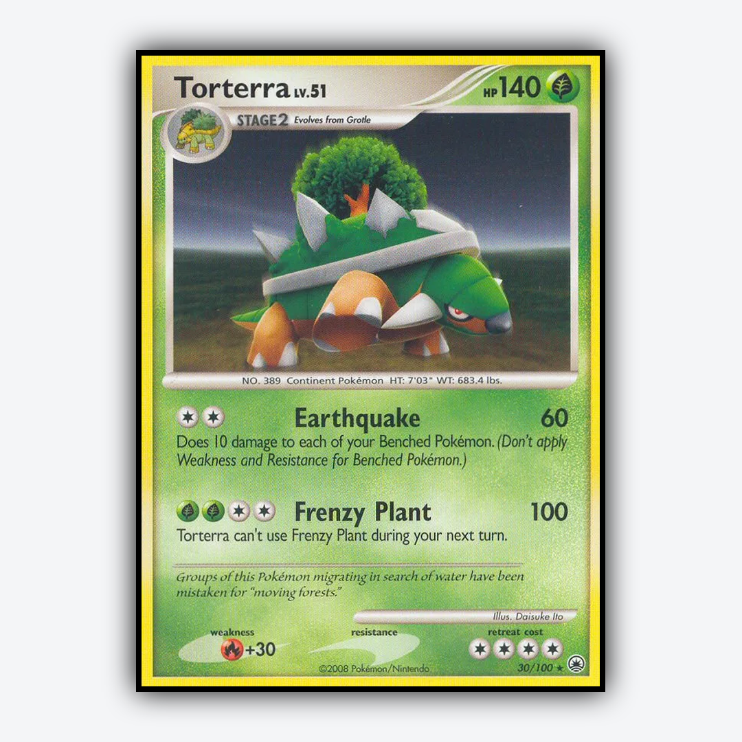 Torterra 030/100 - Majestic Dawn Set - Card Rug