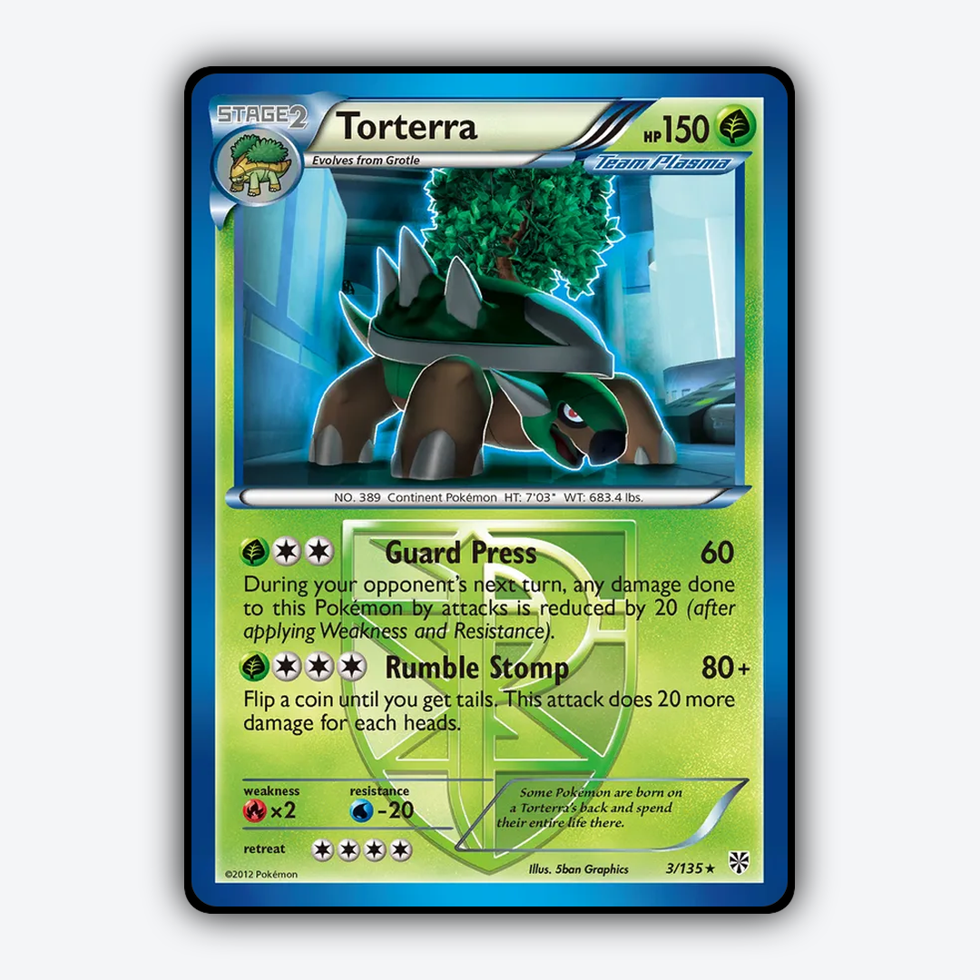Torterra 003/135 - Plasma Storm Set - Card Rug